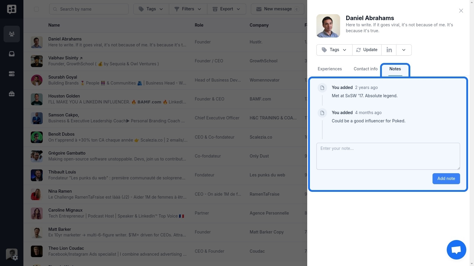 Bridge the Gap Between LinkedIn and Poked